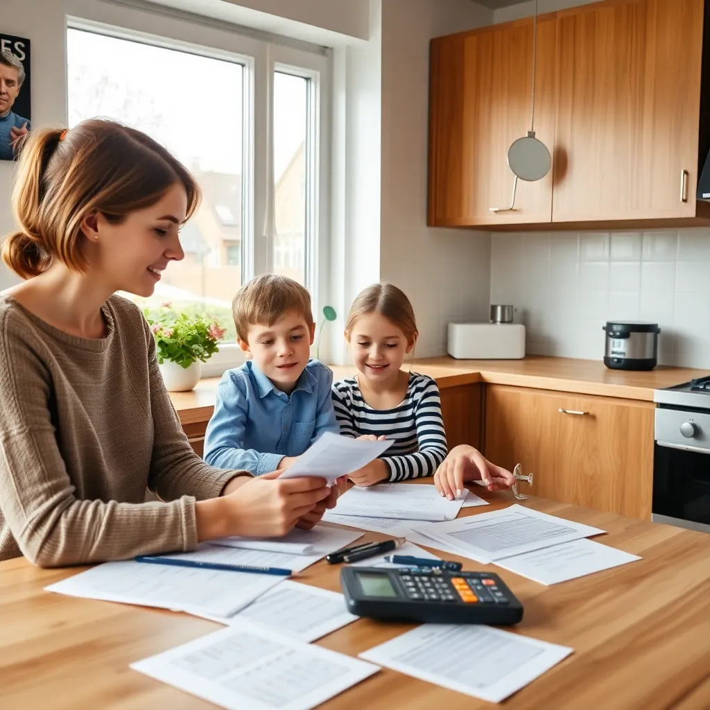 Nederlandse vrouw vergelijkt verschillende spaarrekeningen op laptop