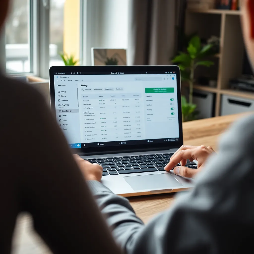 Nederlandse belegger die beleggingsapp gebruikt op tablet